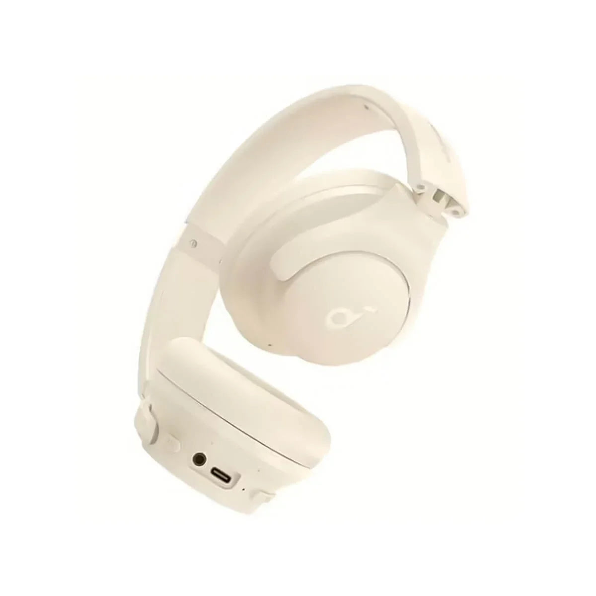 White over-ear headphones with USB-C port, Anker Kuwait