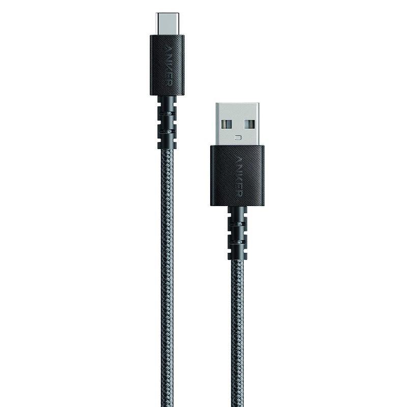 Anker PowerLine Select+ USB-A to USB-C (1.8m/6ft) -Black - Anker Kuwait